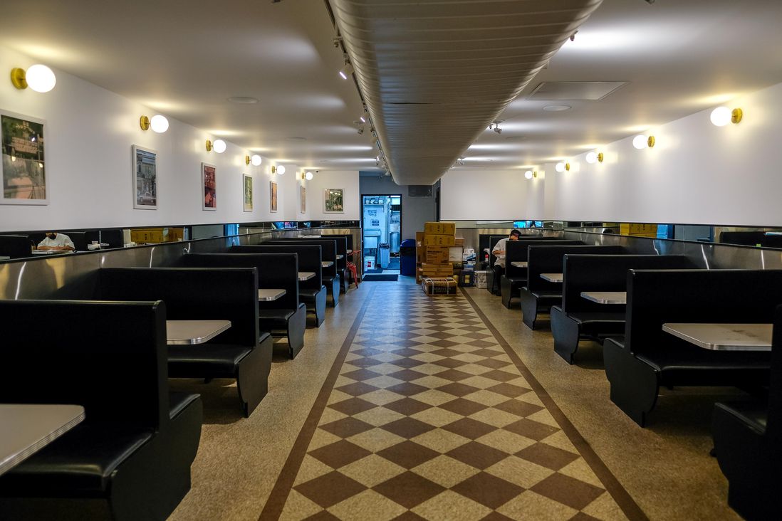 empty indoor dining area